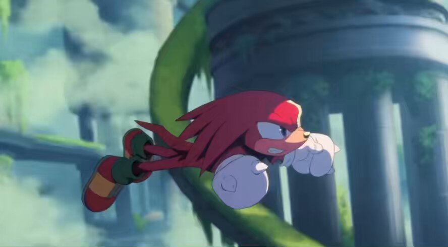 The Chao mask Movie Knuckles has on is similar to the Chao Game Knuckles helped in the Frontiers Prologue, I just realized