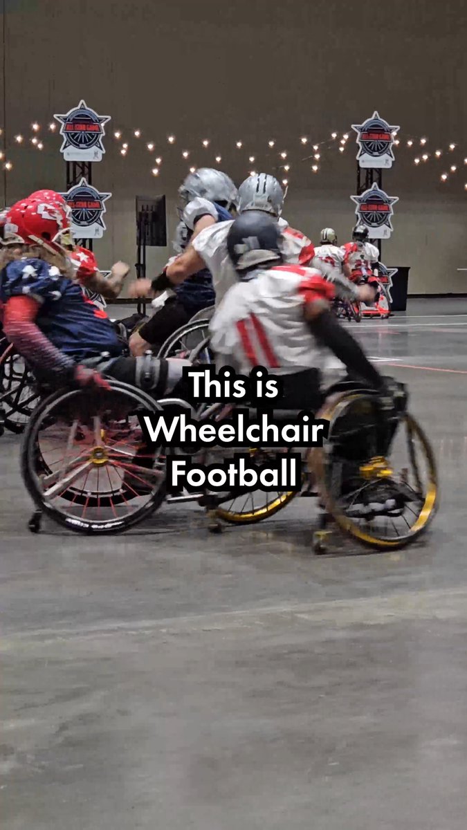 Before Sunday's matchup, New Orleans and the NFL hosted another epic clash: the annual USA Wheelchair Football League All-Star Game. 🏈 The USA Wheelchair Football League was launched in 2020. Created for athletes with disabilities–including veterans–the League is modeled after NFL play and features adaptations to maintain a fast-paced and exciting game for players and spectators. In the end, the Stars ended up besting the Stripes 20-19 after the game went into extra points sudden death. [via joe barlow] #superbowl #nfl