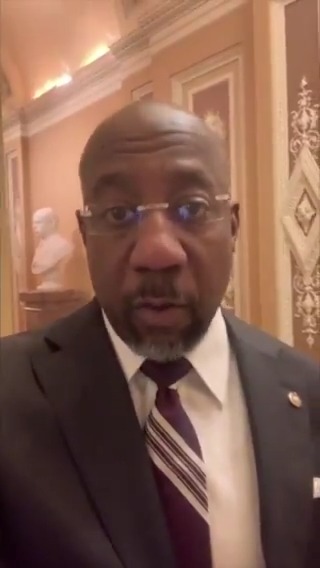 I’m about to go LIVE on the Senate floor as Senate Democrats are holding the floor *all night* to oppose Project 2025 author Russell Vought’s nomination to the Office of Management and Budget.