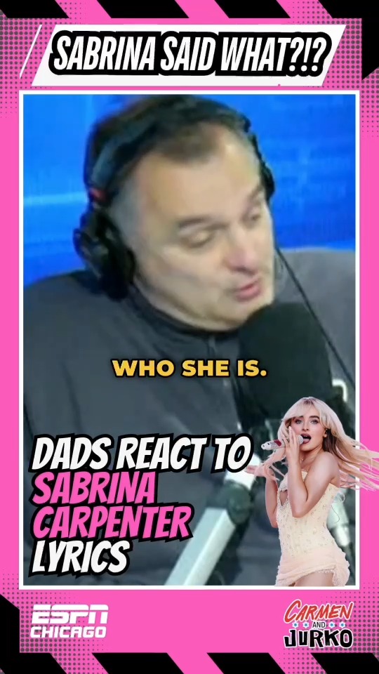 His face when he read Sabrina Carpenter lyrics ๐ ๐ ๐ Carmen DeFalco Jurko