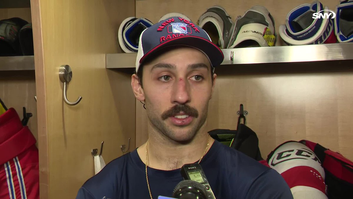Vincent Trocheck was asked about the chemistry of Chris Kreider and Mika Zibanejad shorthanded: "Obviously they've been playing together for 46 years, so they definitely have some chemistry" 😂