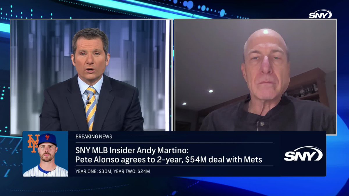 "I think [the Mets] are absolutely the favorites in the National League East. The Mets won the offseason" Gary Cohen discusses the Mets offseason, now complete with the re-signing of Pete Alonso