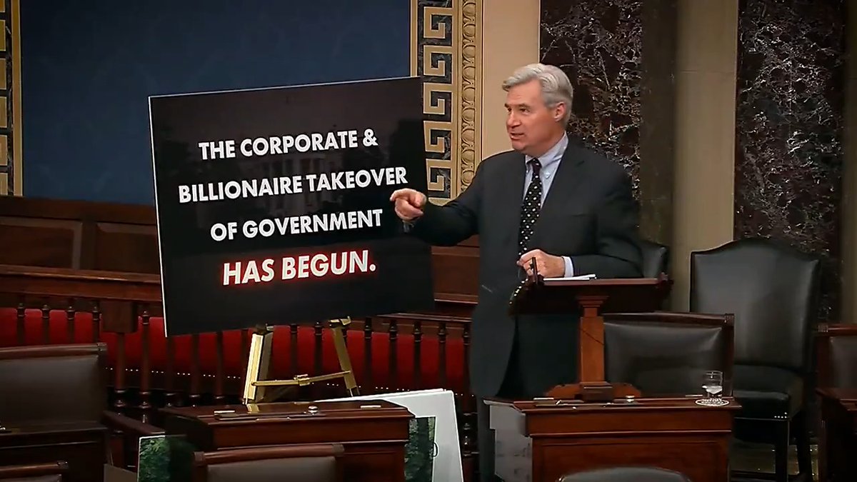 Watch Sheldon Whitehouse expertly lay out why Russell Vought, the architect of Project 2025, is an unfit and dangerous nominee for OMB Director.