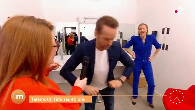 Emma est partie à la recherche de William Leymergie 😂🔍 #40ansTelematin