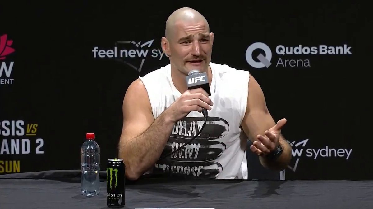 Sean Strickland and Dricus Du Plessis were asked to say one nice thing about each other 😅 #UFC312