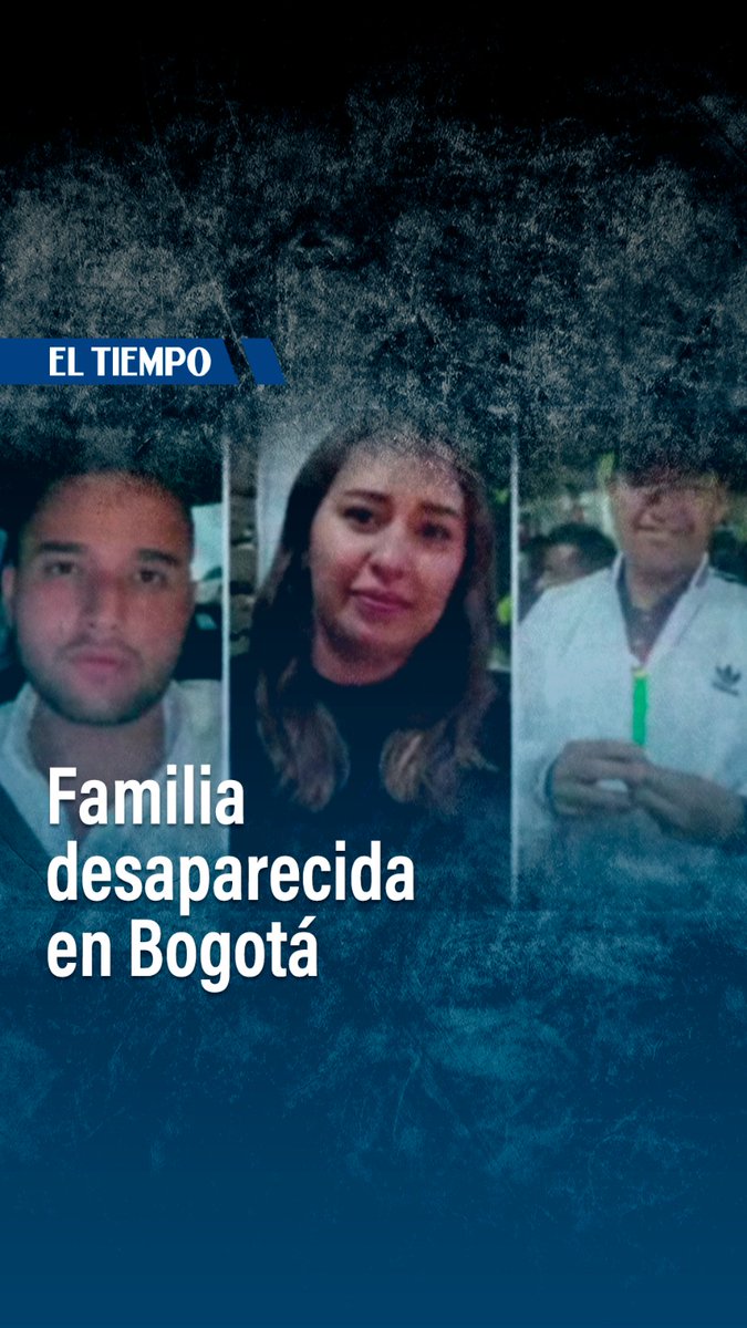 🚨Una familia fue reportada como desaparecida en Bogotá Hugo Morales, su sobrino Juan Diego Orjuela y su esposa, Jenny Buitrago, desaparecieron misteriosamente el pasado 30 de septiembre de 2024.