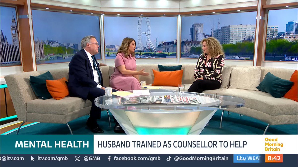 Last week, Corrie actress @BeverleyCallard posted about her mental health struggles on social media, for the first time. She speaks to Susanna Reid and Ed Balls on Mind's Time to Talk Day.