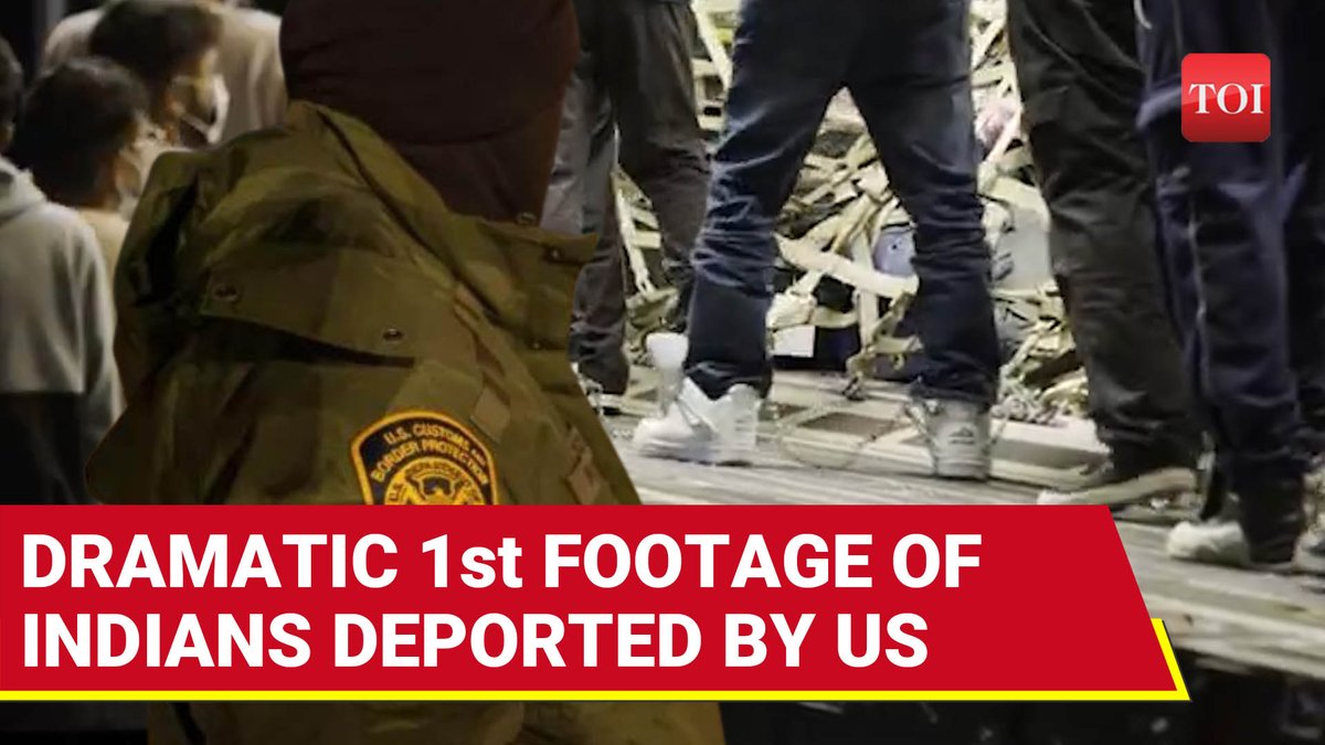 #US 'dumps' illegal Indians in #Amritsar: 'Handcuffed, legs chained for 40 hours' Watch video