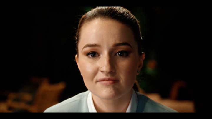 This is a true-ish story based on a lie. Kaitlyn Dever stars as Belle Gibson in Apple Cider Vinegar. Now playing.