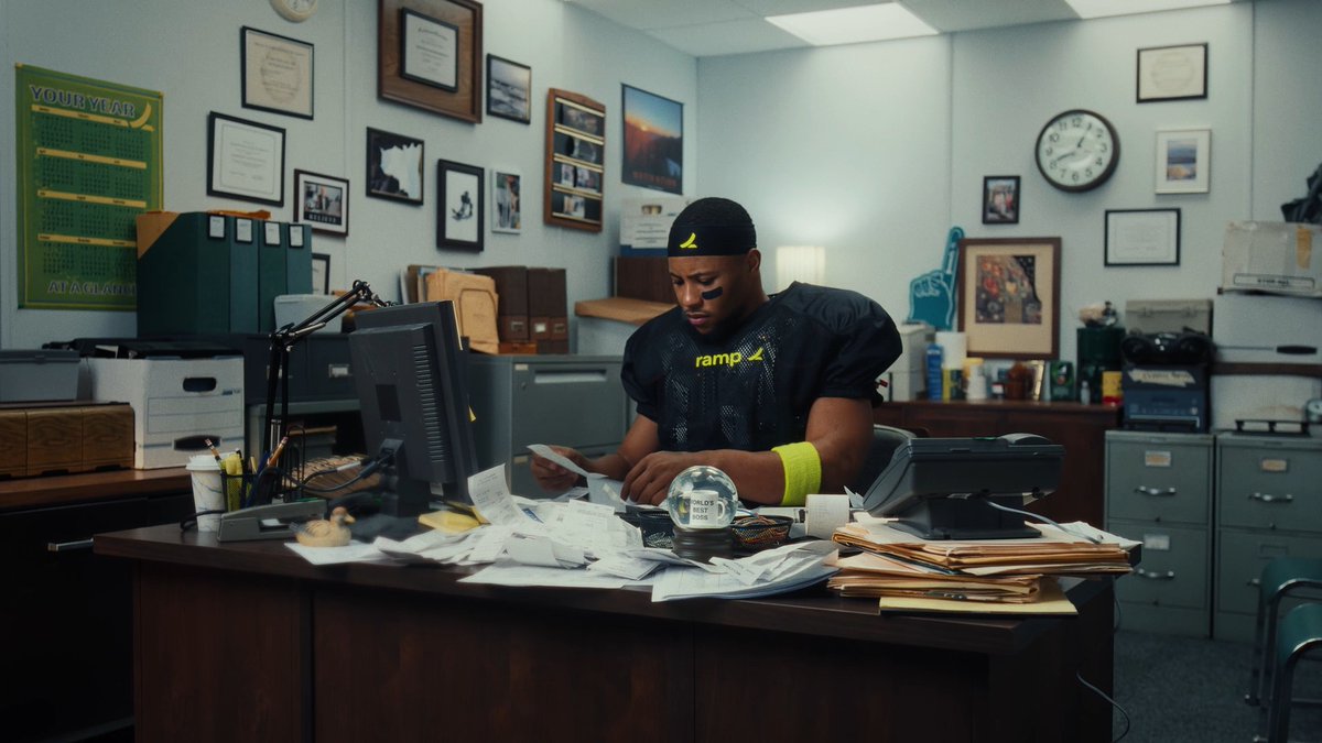 Should we pull Saquon Barkley off the field on Sunday to file expense reports?