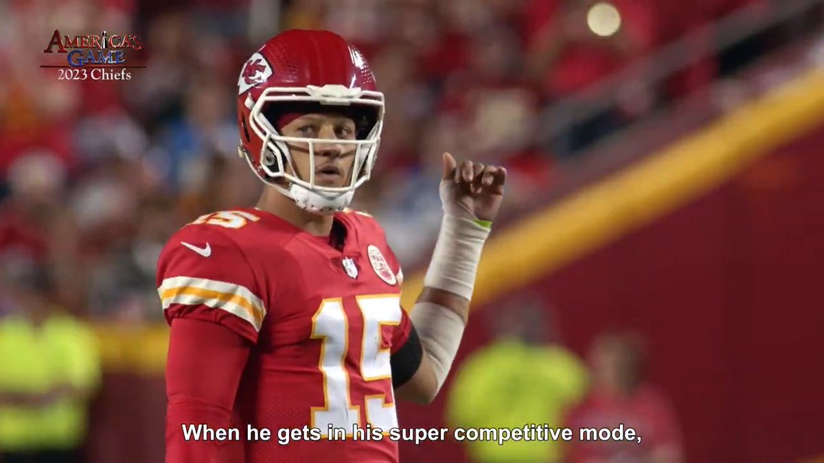 When Mahomes starts that finger waggle, you know he's about to cook 🔥 Kansas City Chiefs