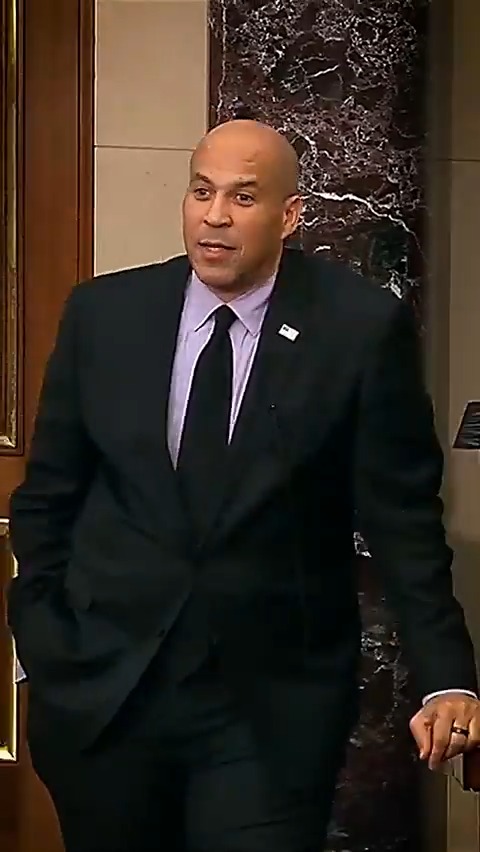 .Sen. Cory Booker didn’t hold back this morning on Trump’s reckless and lawless funding freeze. “Americans from all over this country spoke up and spoke out. It stopped him in his tracks.” “Because that is how you deal with injustice. You don't normalize it. You call it out.”
