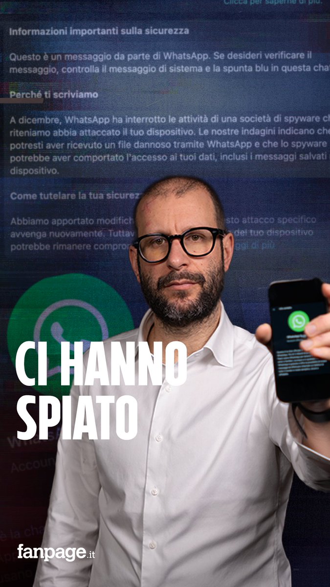 “A dicembre, WhatsApp ha interrotto le attività di una società di spyware che riteniamo abbia attaccato il tuo dispositivo.” Questo è il messaggio che ho ricevuto. Un avviso inquietante, ma la vera domanda è un’altra: chi mi ha spiato e perché?