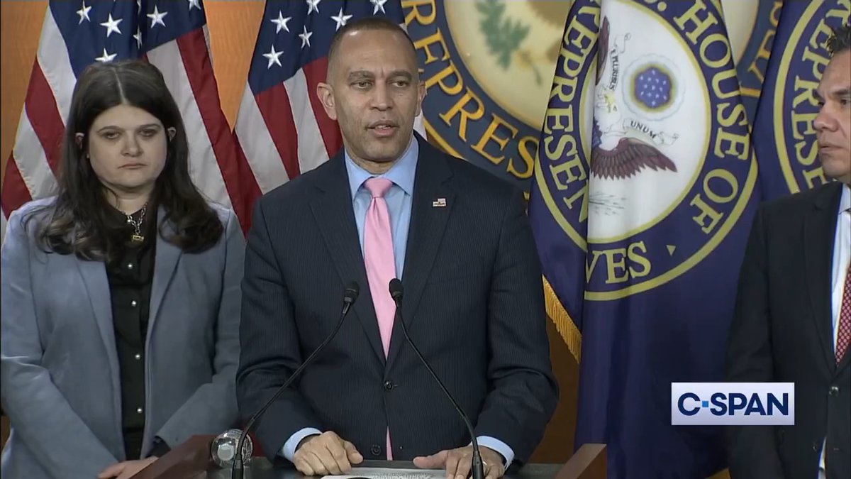 .Hakeem Jeffries introduces Taxpayer Data Protection Act: "House Republican don't appear interested in working for everyday Americans...why? Because they are working for Elon Musk and doing the bidding for an unelected, unaccountable, out of control billionaire puppet master."