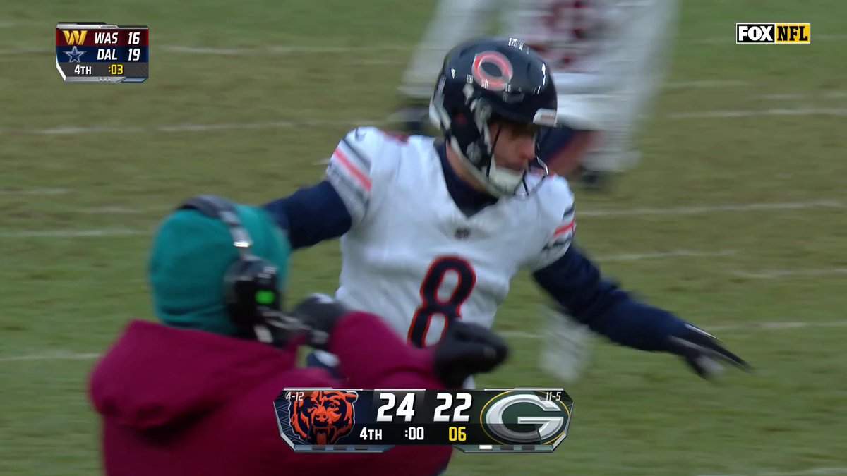 In Virginia Halas McCaskey’s final game, the Bears beat the Packers.🐻⬇️
