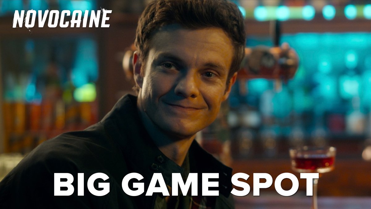 New teaser for ‘NOVOCAINE’, starring Jack Quaid as a man who can’t feel any pain &amp; must save his girlfriend. In theaters on March 14.