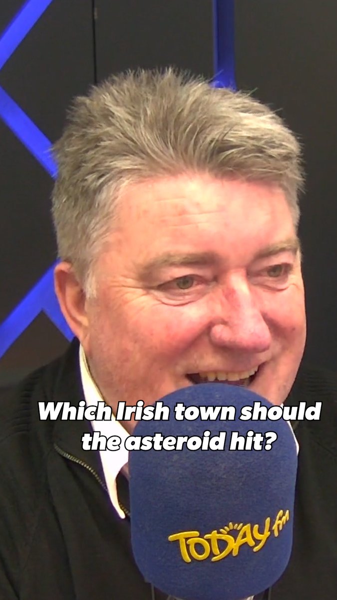 Women, children &amp; the Rock of Cashel first 🙏 Pat Shortt answers the age old question, which Irish town should an asteroid hit? ☄️