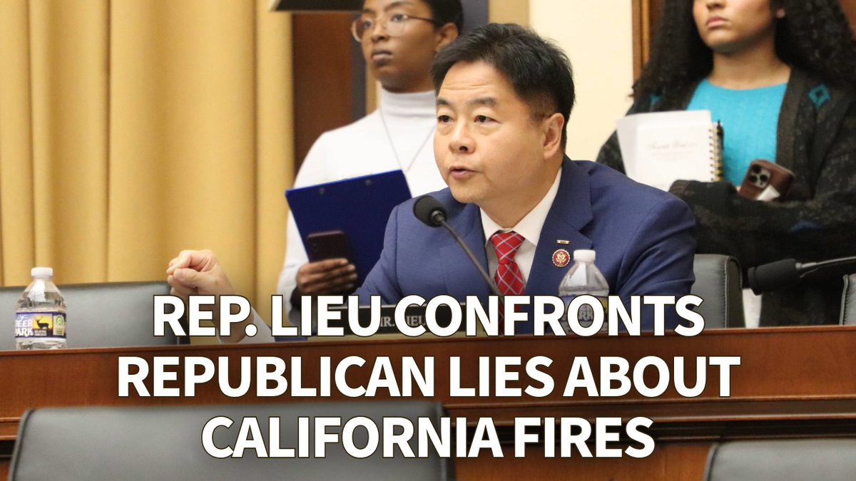 Republicans held a fact-free hearing to smear California following the tragic fires. GOP wants to put conditions on disaster aid. We’re fighting back. “Shame on anyone who is exploiting the pain and suffering of disaster victims to jam through partisan ideological policies.”