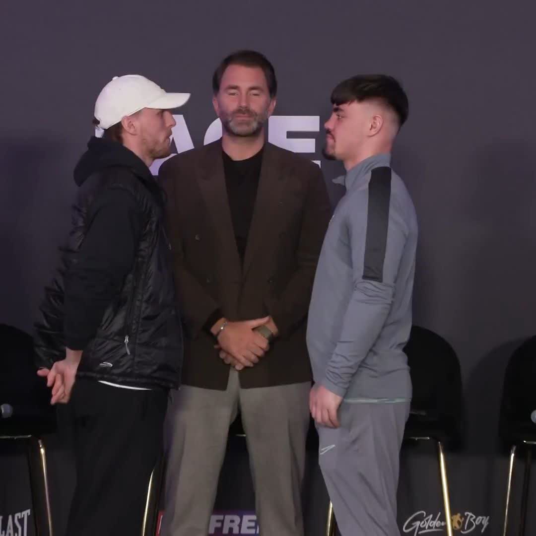 FIRST FACE-OFF 👀 Reece Farnhill vs Mark Boo Boo dickinson 🏴 English Super Middleweight Title #FarnhillDickinson #NXTGEN #BrownReznicek