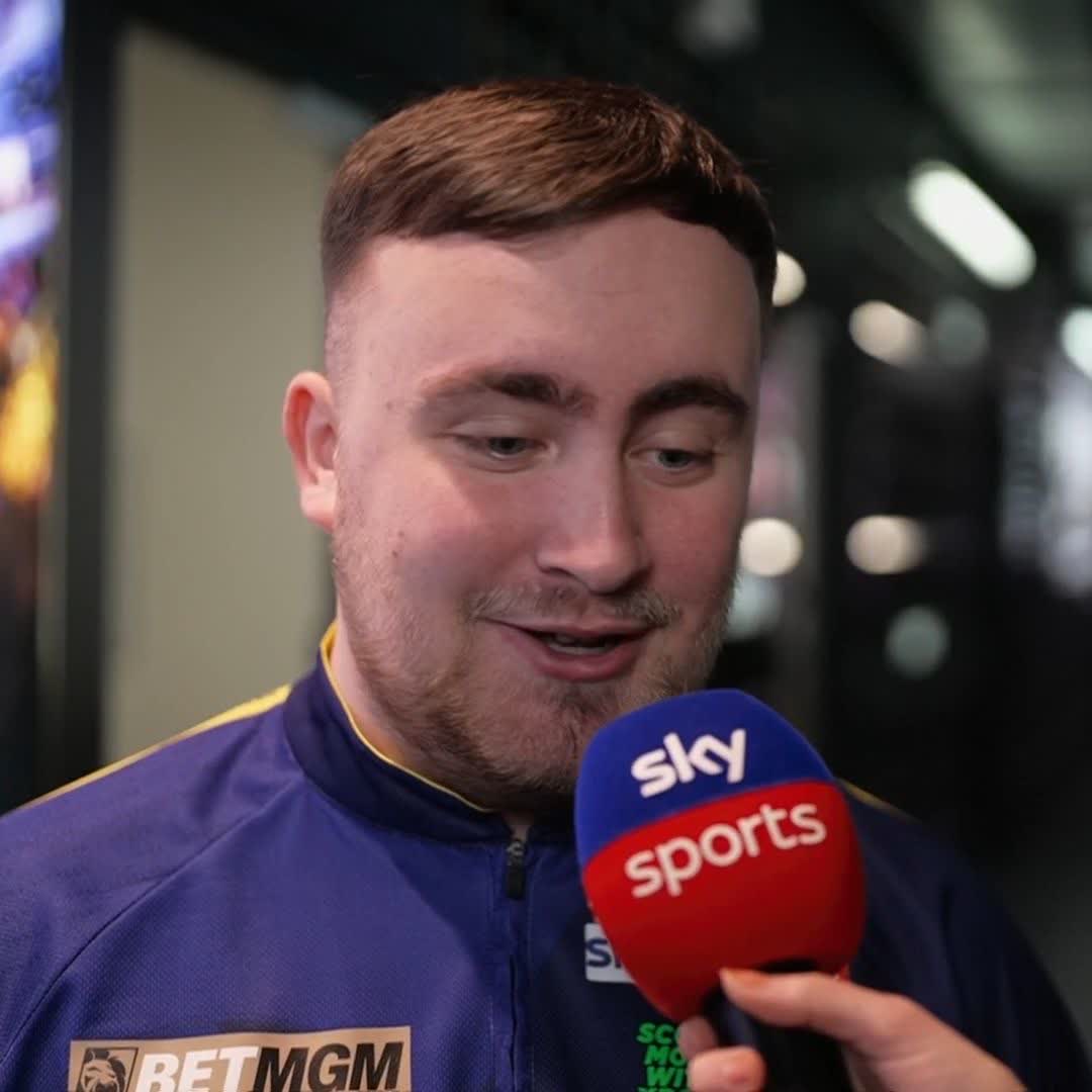 "He's not wrong" 💬 Luke Littler on Michael van Gerwen's comments about him ahead of the Premier League Darts 🎯