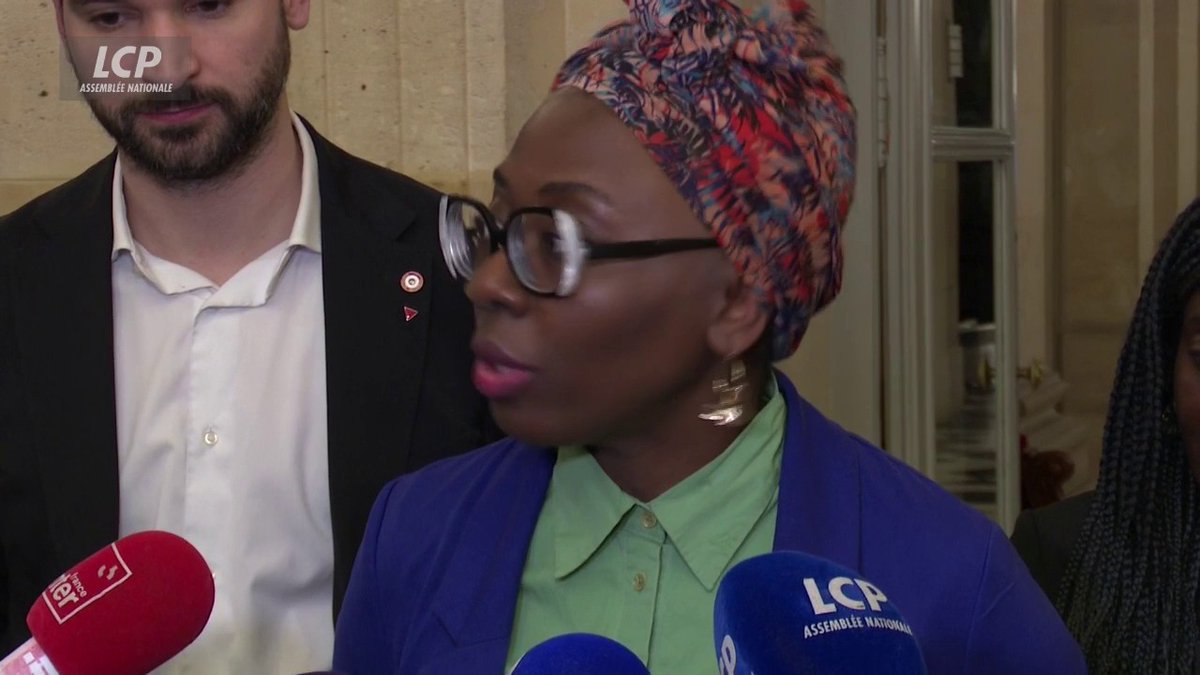 Restriction du droit du sol à Mayotte : "C'est une attaque contre des enfants qui sont nés sur ce territoire", regrette Députée Obono. Elle estime que la proposition de loi est une "offre" faite à "l'extrême droite en échange de leur non-censure". #DirectAN #Mayotte