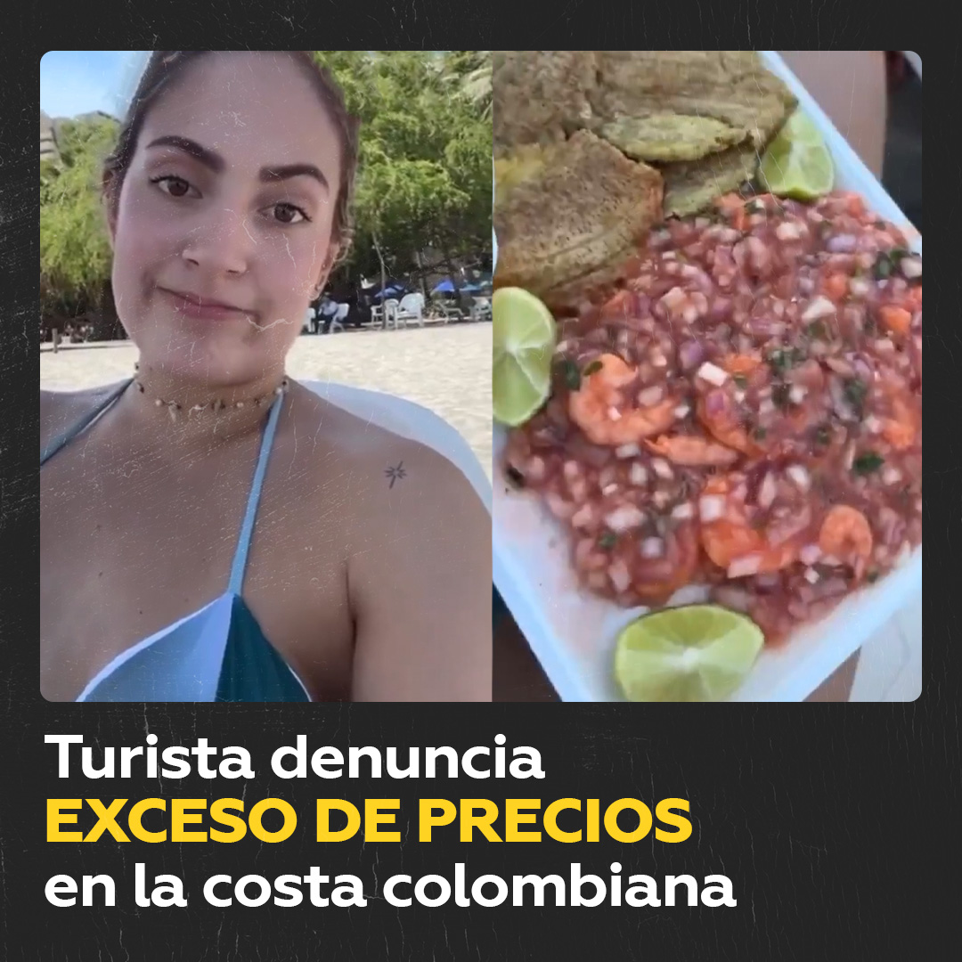 🇨🇴 Turista indignada por los precios en playas de Colombia Una turista compartió su indignación por lo vivido en una playa de Santa Marta, en Colombia.