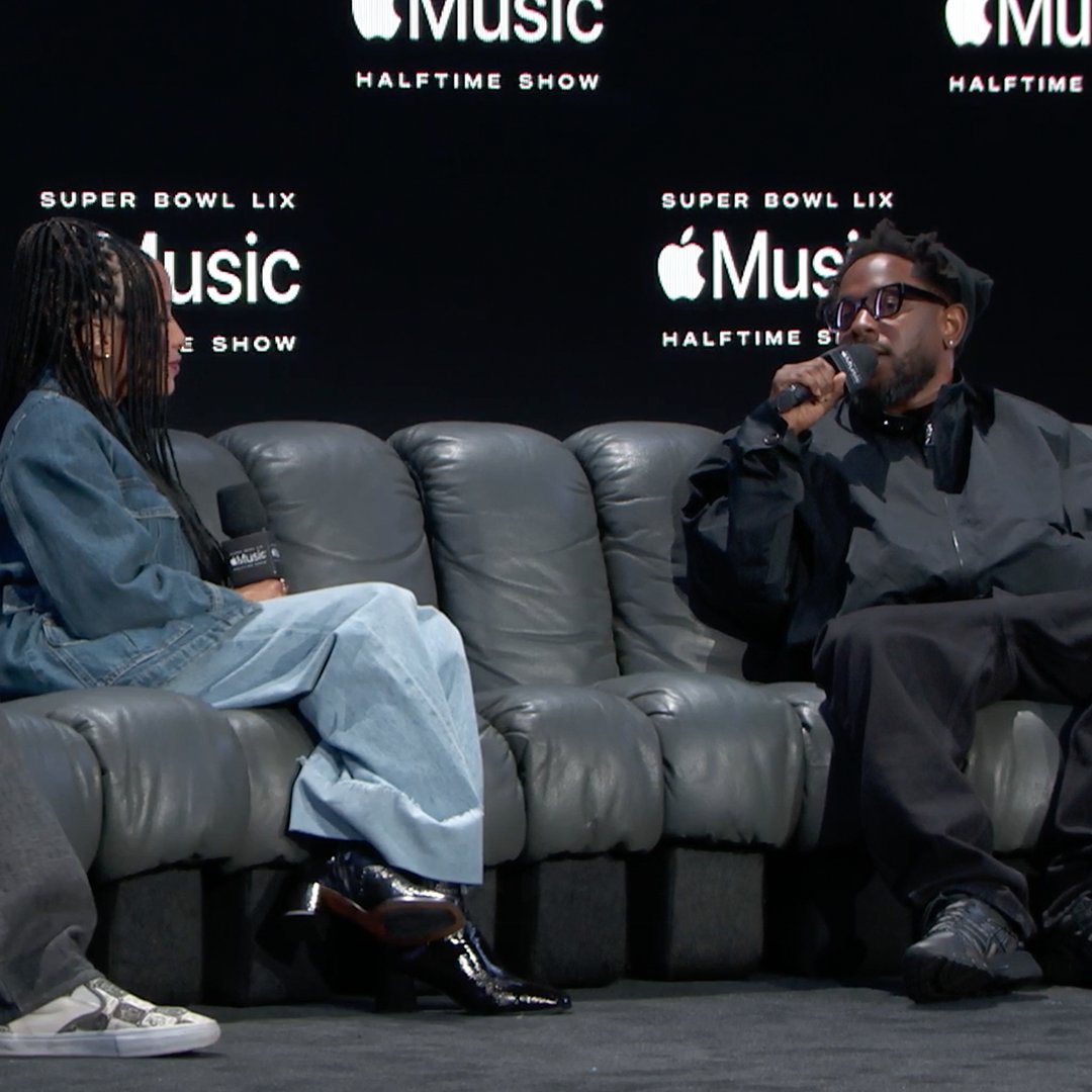 .Kendrick Lamar talks about getting to share the stage with SZA at the #SBLIX #AppleMusicHalftime Show.