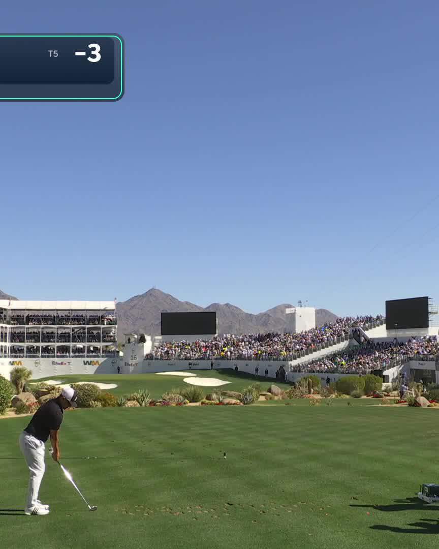 Shot of the day at 16 from Kurt Kitayama! The action is heating up on the first-ever ESPN BET stream on PGA TOUR LIVE. Golfbet