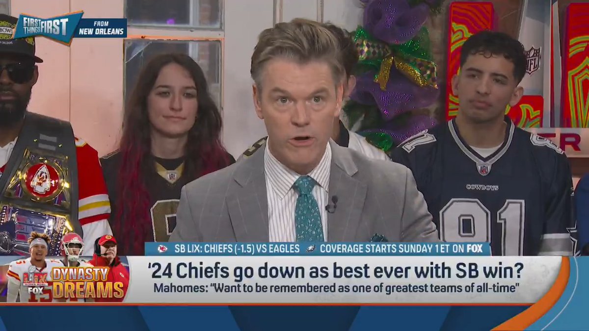 “I’m not sure they’re the best team in the Super Bowl on Sunday.” Looks like Wildes may be turning into an Eagles guy 👀
