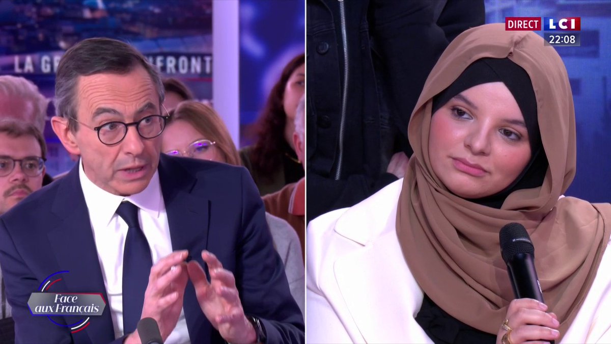 🔴 Port du voile 🗣️ "Pour les islamistes, le voile est un étendard. C'est un signe qui sépare les hommes et les femmes, pour inférioriser les femmes." 👉 Bruno Retailleau (Bruno Retailleau), ministre de l’Intérieur, invité de David Pujadas