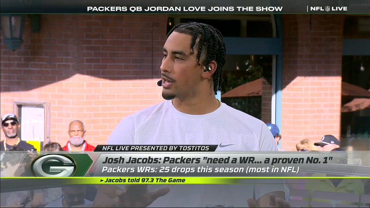 “If you add a really good player to a really good offense, I think the sky’s the limit.” Jordan Love on Josh Jacobs saying the Packers need a proven WR1 👀
