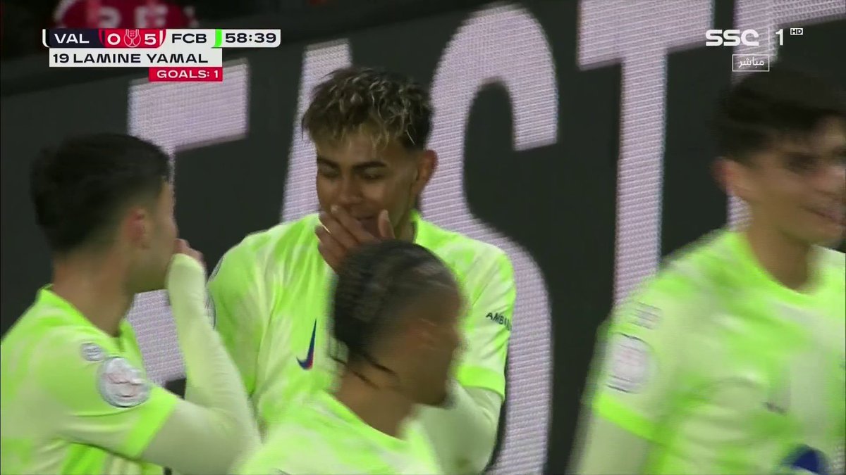 بالخمسة ، اكتمل دور ال ٤ في كأس اسبانيا 🔥 #برشلونة