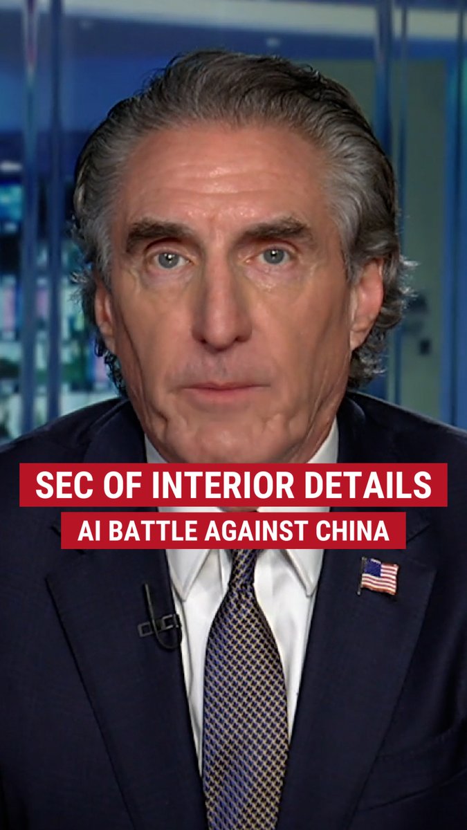 WATCH: Secretary of the Interior Doug Burgum joined "The Story" and warned of the “existential threats” the United States faces in the AI race against China, detailing major cyber and national security risks.