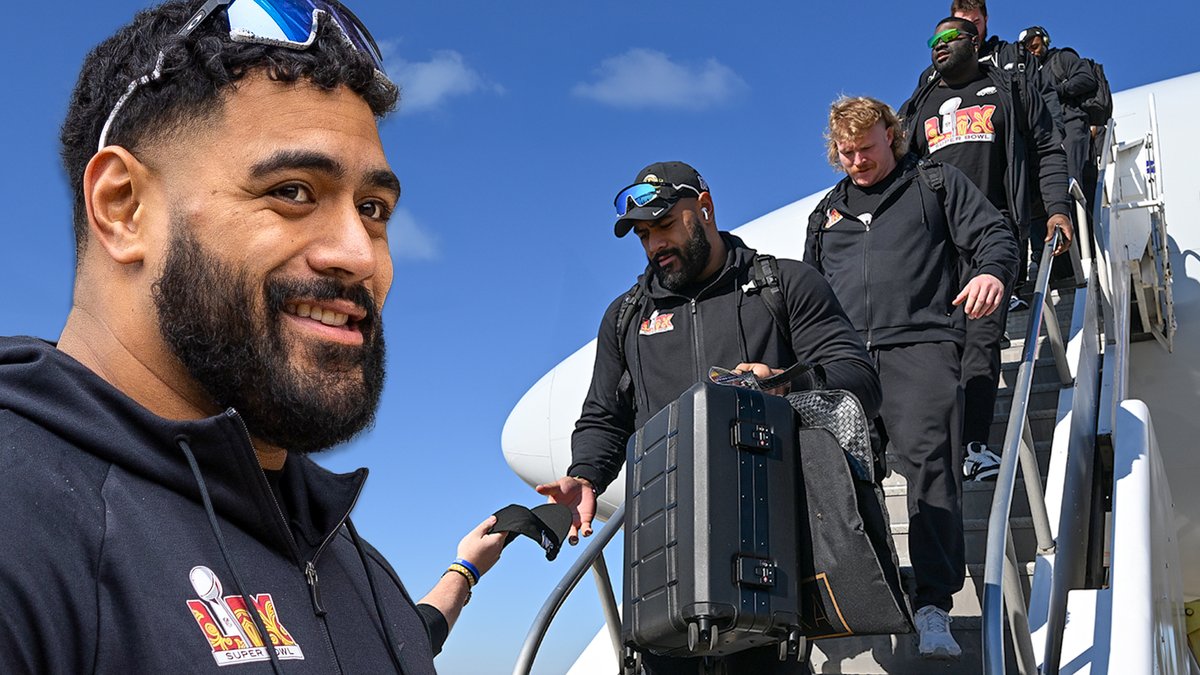 The Vlog King aka Jordan Mailata is back taking you to the Super Bowl 🎥