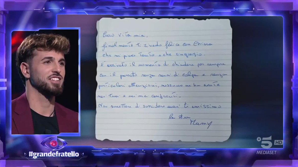 La mamma di Alfonso ha un messaggio per lui... #GrandeFratello