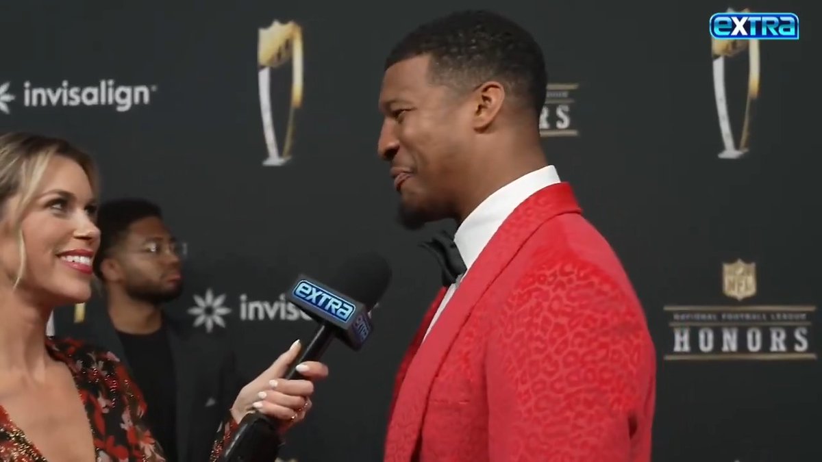 Jameis Winston (Jameis Winston) on if playing quarterback or reporting for FOX Sports makes him more nervous! ☺️🎤🏈 #SuperBowl #SuperBowlLIX #NFLHonors FOX Sports: NFL @jennytaft