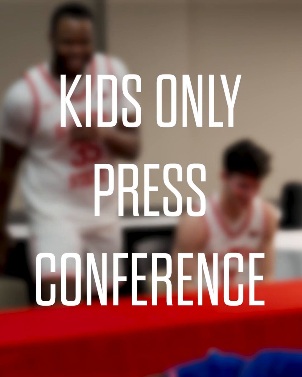 👀 and 👂 from Saturday’s kids-only press conference!