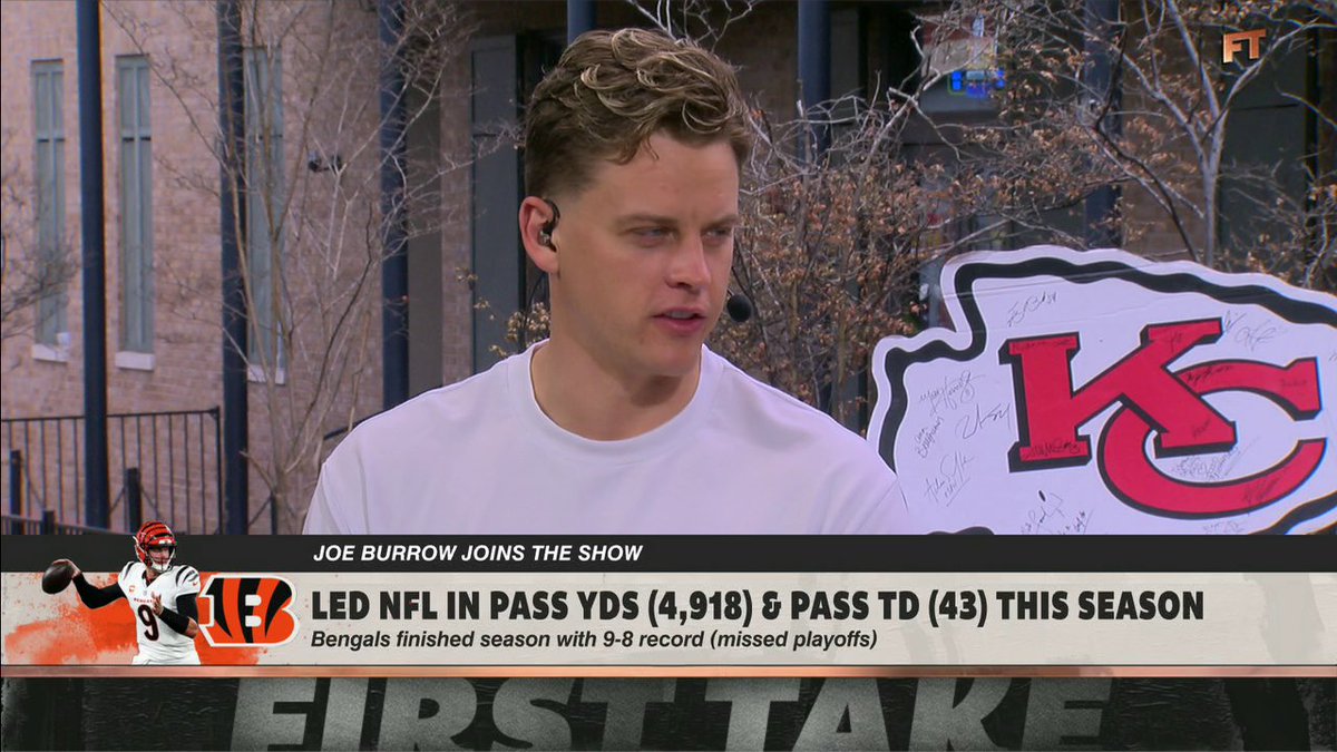 The silence from Shannon Sharpe is deafening after how much he hated on the Bengals. Joe Burrow is sitting right there man, say what you gotta say.