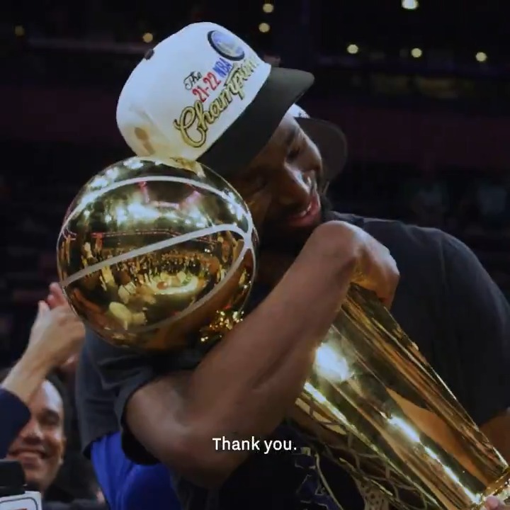 "Just a beautiful soul." #DubNation will always be thankful for Andrew Wiggins.