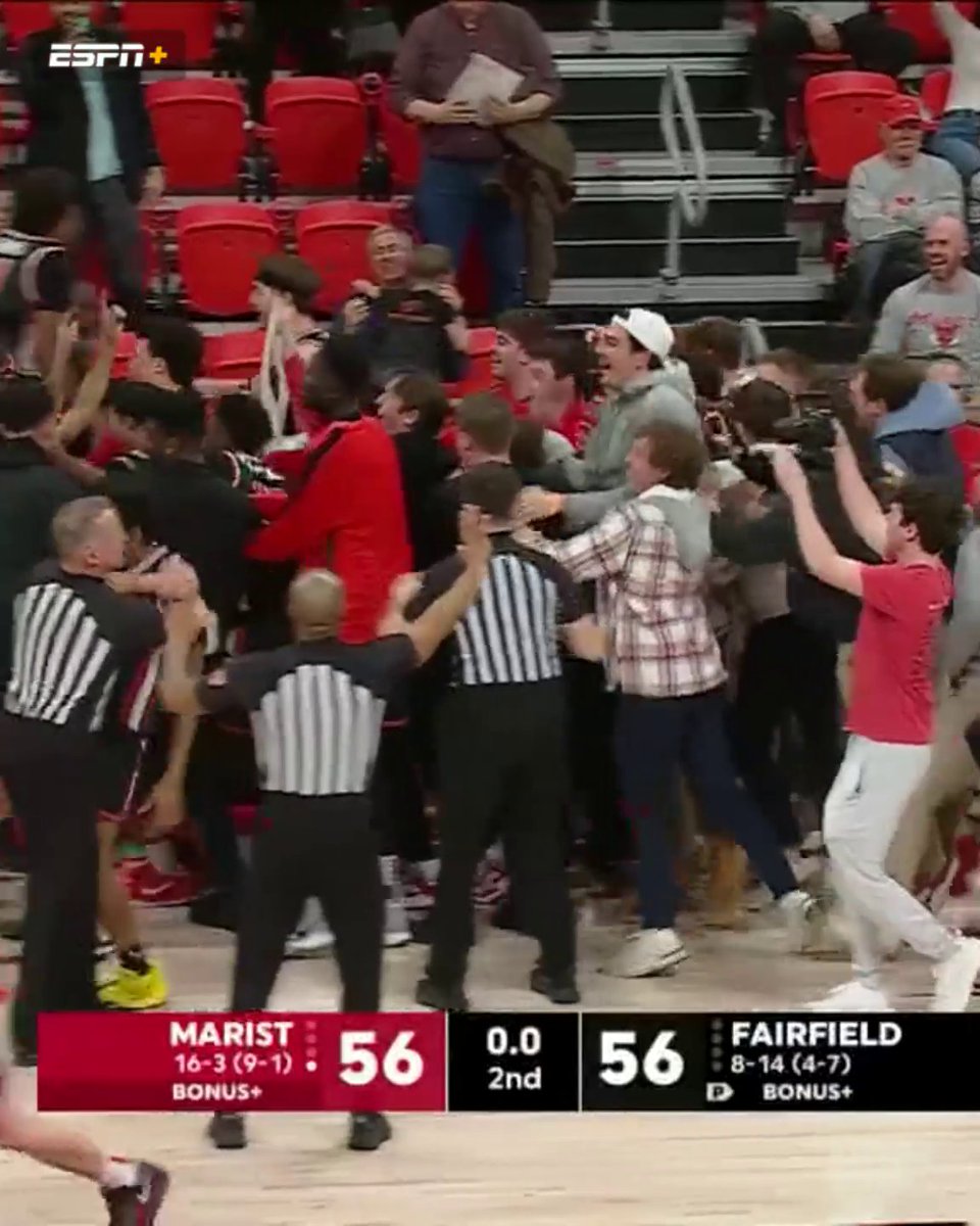 GAME-WINNER FROM 70-FEET AT THE BUZZER 🤯 FAIRFIELD TAKES DOWN MARIST WITH A SHOT FROM BEYOND HALF COURT‼️ #SCTop10