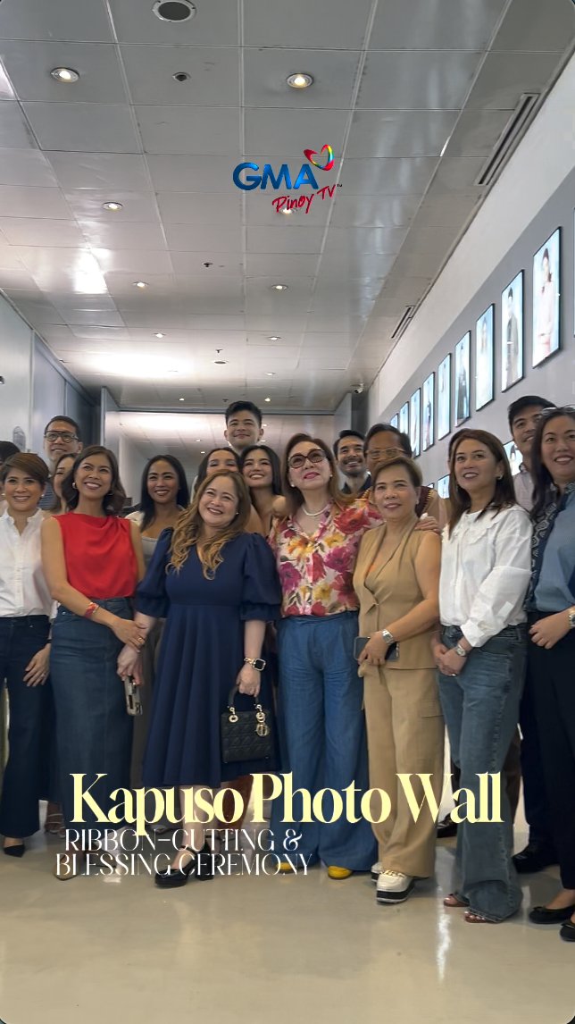 Kapuso celebrities and personalities gathered at GMA Network for the ribbon-cutting and blessing of the Kapuso Photo Wall, showcasing some of the Network’s brightest stars. Watch the event highlights in this video!✨ #KapusoPhotoWall