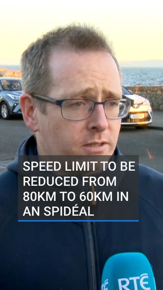 From today, the speed limit on many rural local roads has changed from 80km/h to 60km/h. One of the areas affected is An Spidéal in Co Galway, where locals have shared their opinions | Find out more: