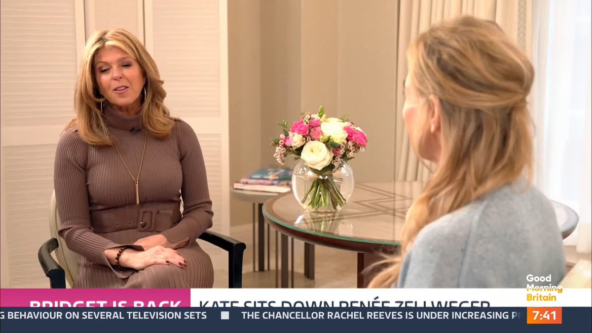 Kate Garraway chats to Bridget Jones herself, Renee Zellweger, who's back with a fourth chapter: Mad About The Boy!