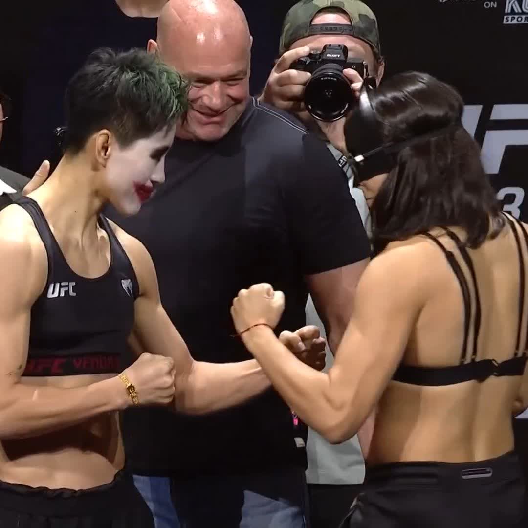 Le face-off de fou entre Wang Cong et Bruna Brasil #UFC312