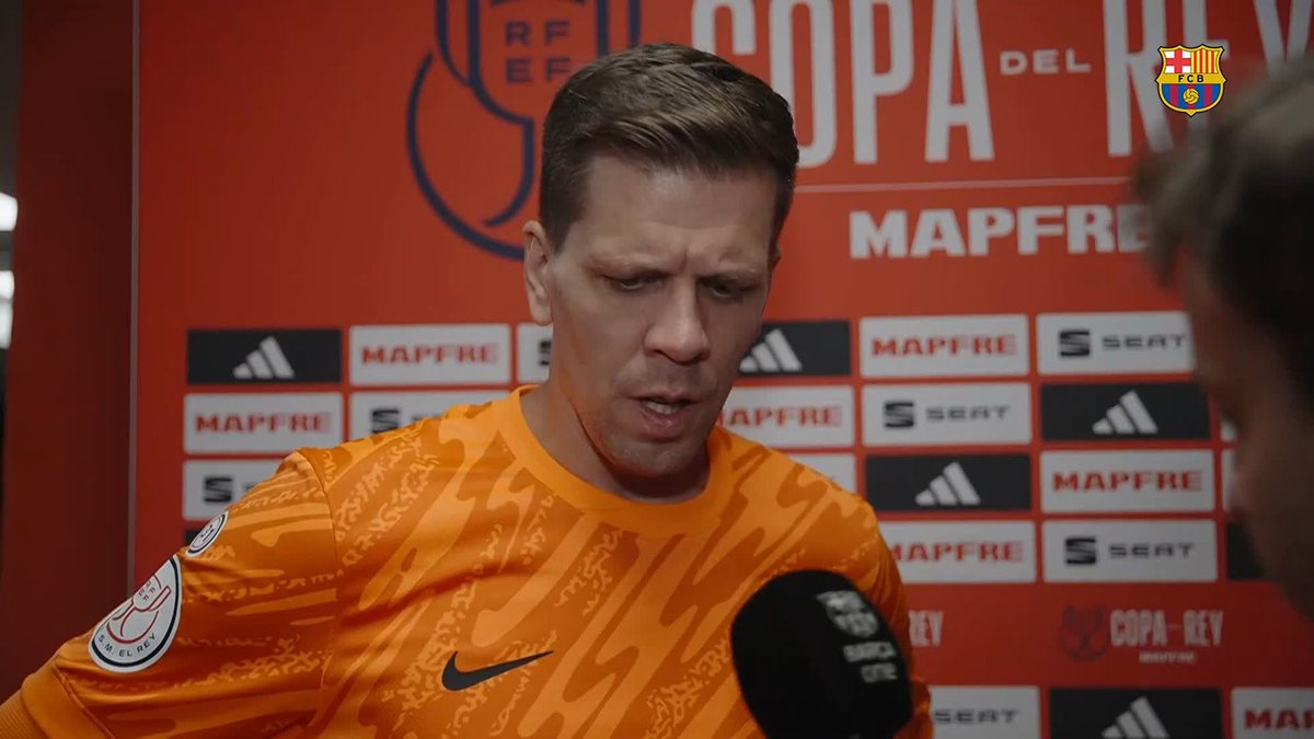🎙️ SZCZĘSNY: "Today, we had a very complete performance." #ValenciaBarça