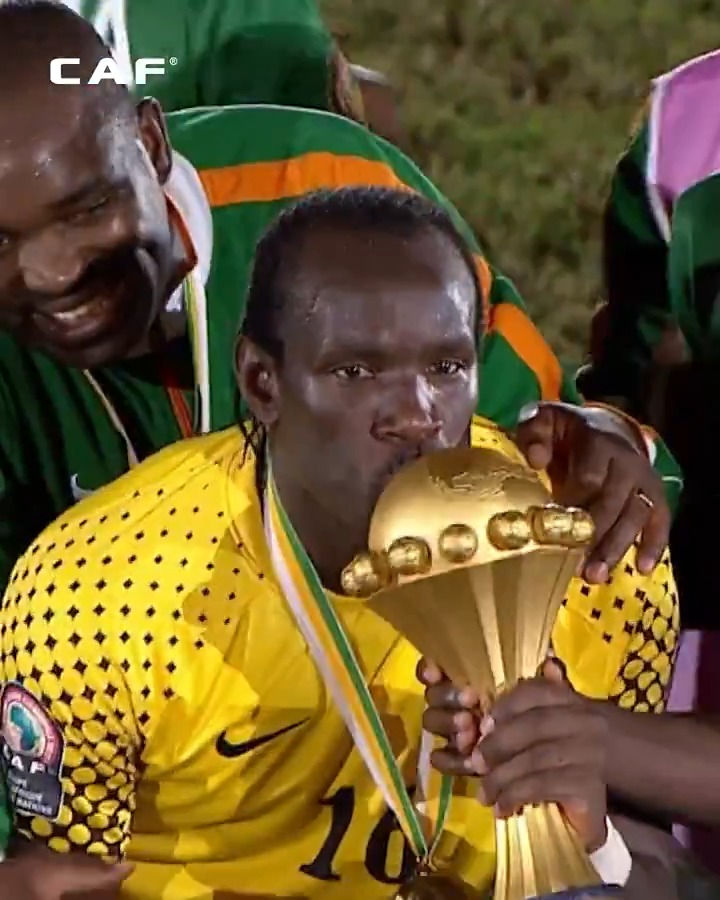 This #FridayFeeling is brought to you by Zambiaโs moment of glory. ๐๐ฟ๐ฒ #TotalEnergiesAFCON
