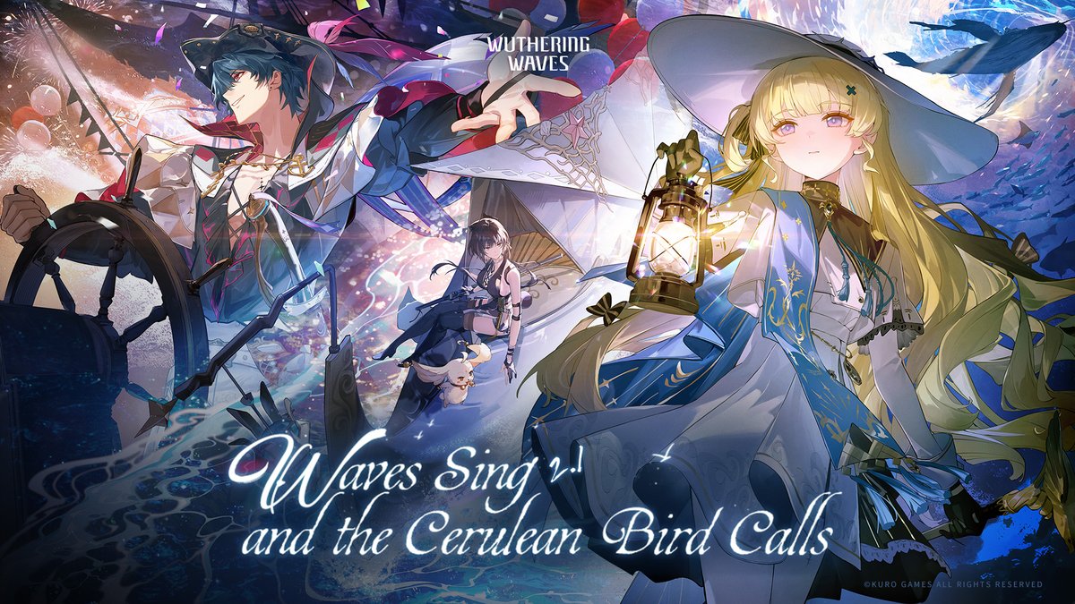 Wuthering Waves Version 2.1 Official Trailer | Waves Sing, and the Cerulean Bird Calls What happened out there is still a mystery… Looks like to claim Drake's treasure, one must pay a price equal to its worth. Wuthering Waves Version 2.1 "Waves Sing, and the Cerulean Bird Calls" is set to launch on February 13 (UTC+8)! #WutheringWaves