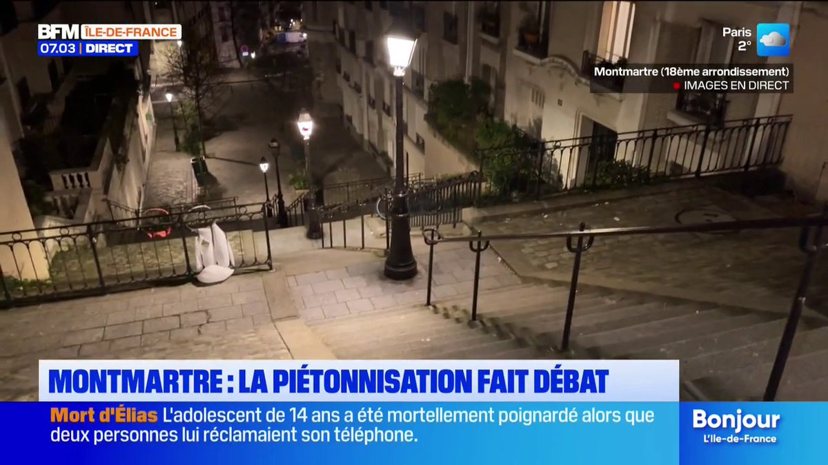 "Comme d'habitude, c'est privatiser l'espace public pour en faire de nouvelles terrasses, en faire un parc d'attractions fermé, où les résidents ne peuvent plus vivre", explique cette Montmartroise à propos de la piétonnisation.