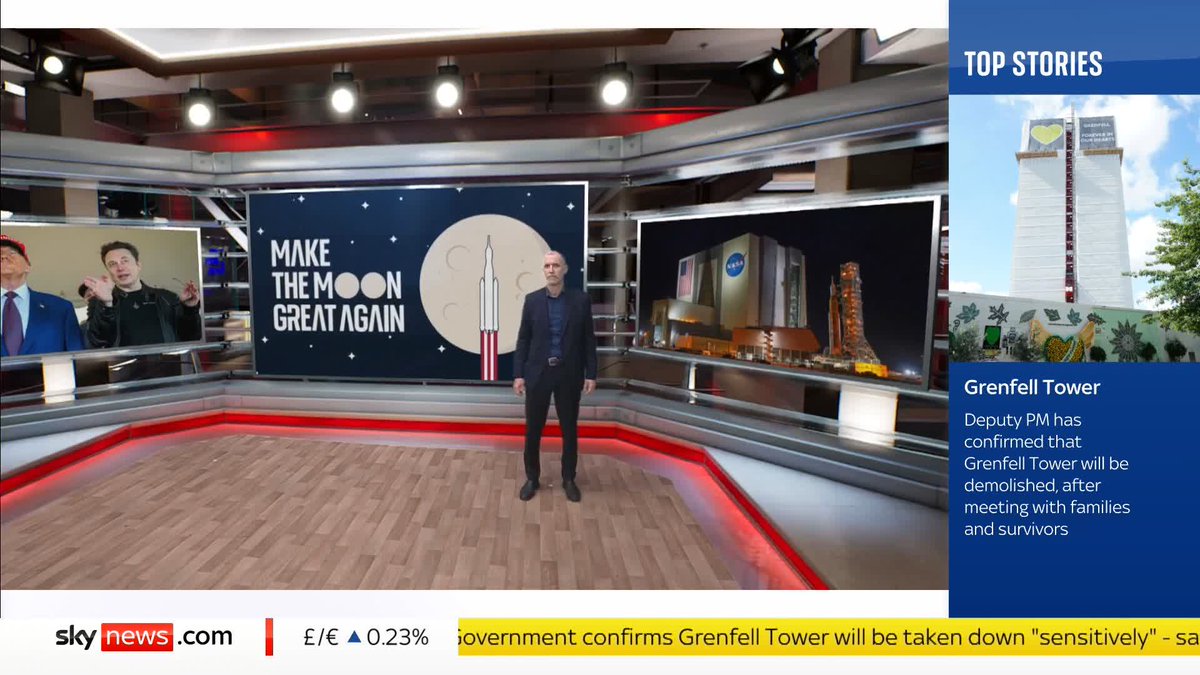 Trump is set on returning the US to the moon—and maybe Mars. With NASA’s Artemis 3 mission looming and China racing ahead, could Musk’s cost-cutting extend to space? Sky's Tom Clarke explains. Read more ➡️ 📺 Sky 501, Virgin 602, Freeview 233 and YT