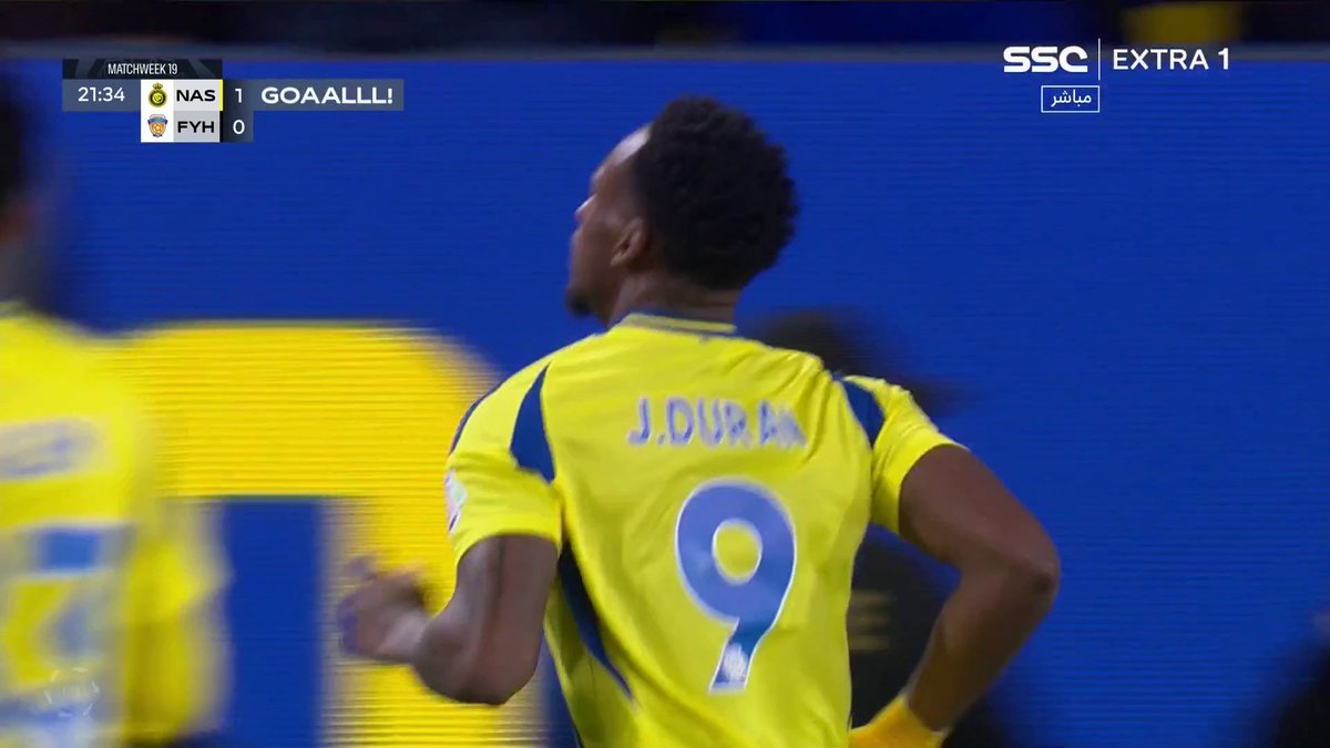 هدددددف!⚽️ دوران يضع بصمته الأولى مع النصر في شباك الفيحاء ⚽️🔥 النصر 1 × 0 الفيحاء #دوري_روشن_السعودي ⁧#النصر_الفيحاء | #SSC